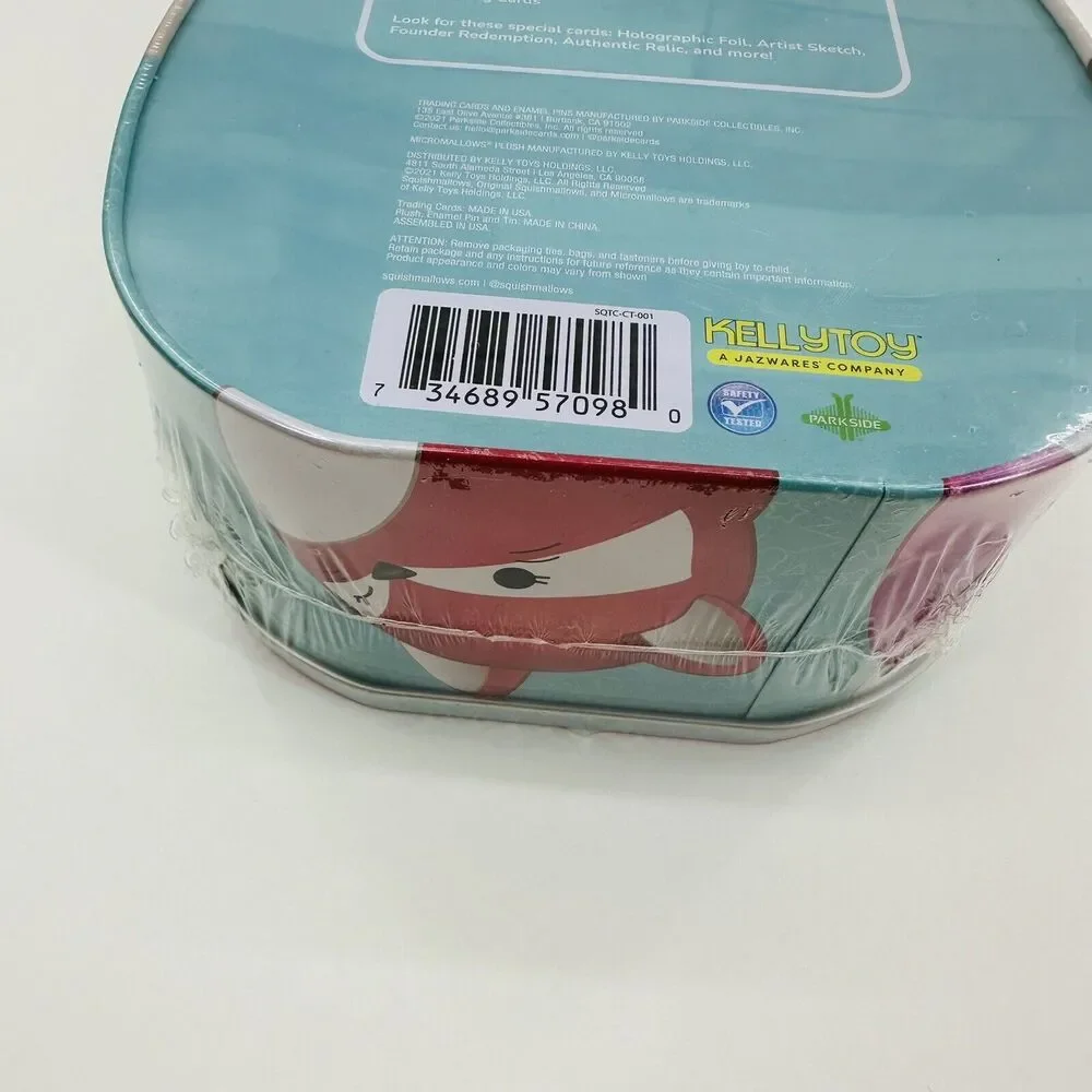 Squishmallows Brina The Bigfoot Pink Plush Collectors Tin Limited Edition New